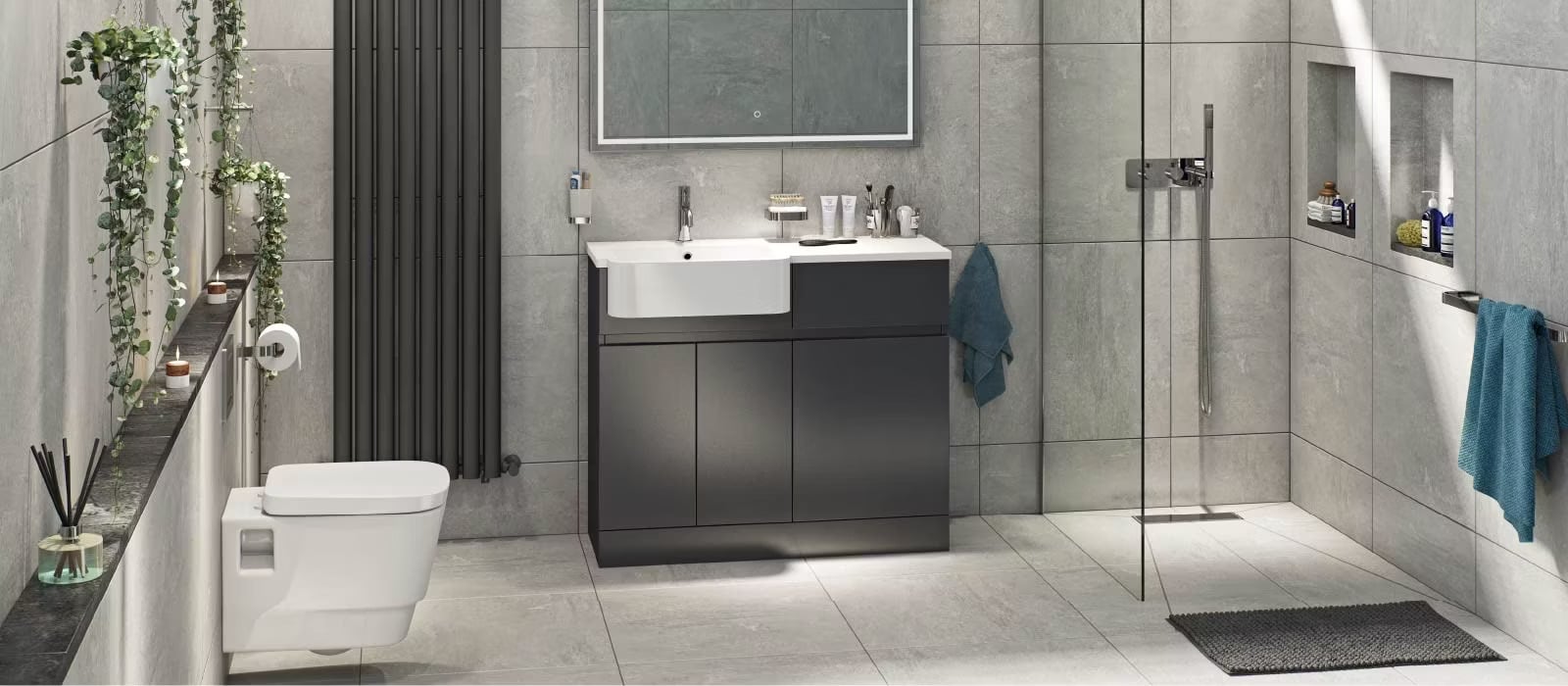 Gatineau/Ottawa Bathroom renovation services with Glass shower enclosure idea